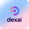 Dex.AI - AI Writer & Tech Startup Landing Page NextJS Template