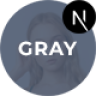 Gray - NextJS Personal vCard/Portfolio Template
